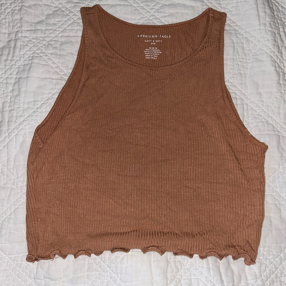 Womens american eagle high neck tank